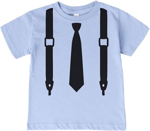 Mock Tie and Suspenders Infant/Toddler/Youth T-Shirt in Saudi Arabia