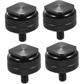 Uonlytech 4 PCS Double Screw Tripod Screw Adapter Camera Hot Shoe Mount Compatible with DSLR LED Light Microphone Monitor Accessories Easy Hand Installation in Kuwait