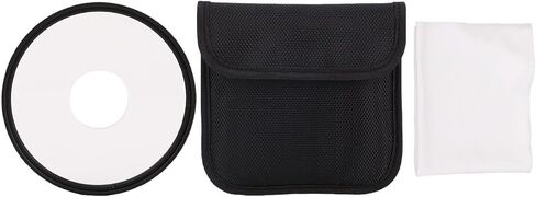 Sanpyl 77mm Center Exposure Lens Filter, Center Spot Hole Exposure Special Effect Filter for 50-85mm Zoom Lenses, with Dreamy Soft Focus in Saudi Arabia