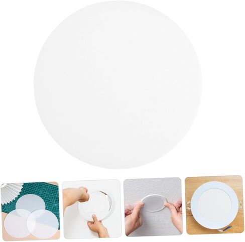 6 قطع من OUNONA أغطية عاكس الضوء الدائرية لمرشح الضوء لمصابيح الطاولة والثريات DIY درع الضوء لديكور المنزل الفريد والتركيب السريع in Kuwait