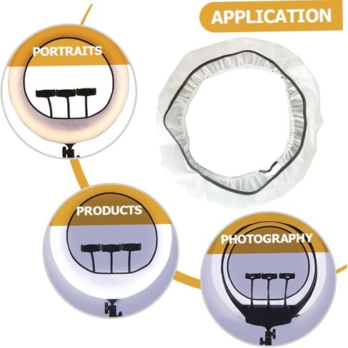 TEHAUX Softbox الناشر لجوارب عاكس الضوء الدائري يسهل حملها للتصوير الفوتوغرافي في الاستوديو ويزيل الظلال والوهج للتدفق in Kuwait
