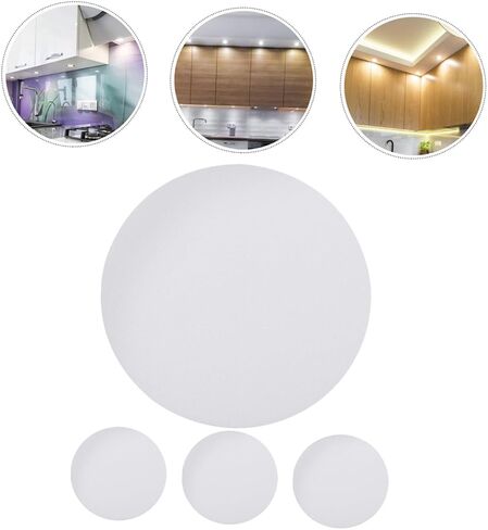 POPETPOP 4Pcs Dazzling Ceiling Lamp Shade Diffuser Light Cover for Pendant Hanging Lamps Reduces Harsh Glare Extends Spotlight Life Versatile Lighting in Saudi Arabia