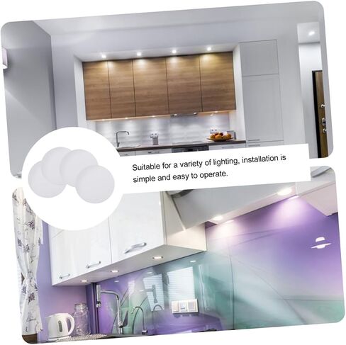 POPETPOP 4Pcs Dazzling Ceiling Lamp Shade Diffuser Light Cover for Pendant Hanging Lamps Reduces Harsh Glare Extends Spotlight Life Versatile Lighting in Saudi Arabia