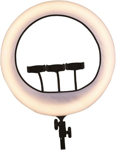 NUOBESTY 18-Inch Ring Light Diffuser for Photography Adjustable Soft Light Sock for Live Streaming and Makeup Translucent Color Fabric Compatible Phones in Saudi Arabia