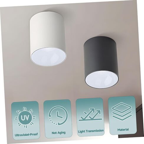 Tofficu 4Pcs Glare Lamp Shade Diffuser for Ceiling Lights Precision Made Chandelier Cover Softens Harsh Lighting Enhances Spotlight Longevity in Saudi Arabia