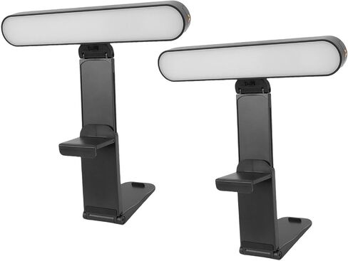 Zopsc Dual Computer Screen Light Bar, 10 Level Brightness Adjustable LED Monitor Light with 3 Color Modes, USB C Powered for Work Video Conference Selfie in Saudi Arabia