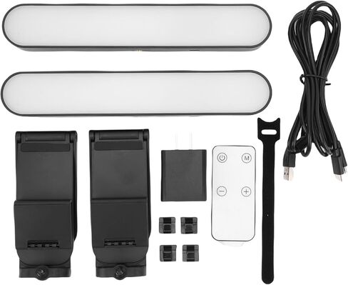 Zopsc Dual Computer Screen Light Bar, 10 Level Brightness Adjustable LED Monitor Light with 3 Color Modes, USB C Powered for Work Video Conference Selfie in Saudi Arabia