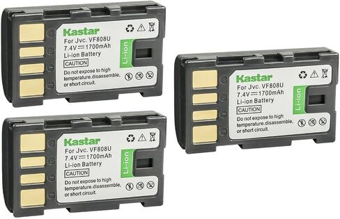 Kastar BN-VF808 Battery 1-Pack Replacement for JVC GZ-MG630R GZ-MG630RAA GZ-MG630RAG GZ-MG630REK GZ-MG630RUS GZ-MG630S GZ-MG630SAA GZ-MG630SAH GZ-MG630SEK GZ-MG630SUS GZ-MG630US GZ-MG645 Camera in Saudi Arabia