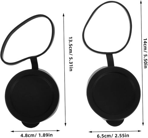 3pcs Rubber Lens Caps for Binocular Objective and Eyepiece Protective Covers for Outdoor Adventures Fit Lens Accessories for Hiking Bird Watching Travel in Saudi Arabia