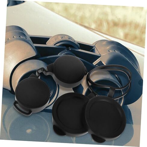 3pcs Rubber Lens Caps for Binocular Objective and Eyepiece Protective Covers for Outdoor Adventures Fit Lens Accessories for Hiking Bird Watching Travel in Saudi Arabia