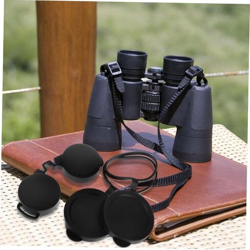 3pcs Rubber Lens Caps for Binocular Objective and Eyepiece Protective Covers for Outdoor Adventures Fit Lens Accessories for Hiking Bird Watching Travel in Saudi Arabia