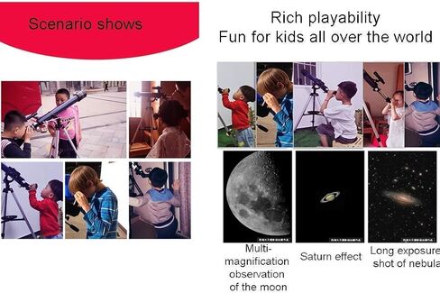 Monoculars Telescope, Telescopes for Astronomy Professional Stargazing Student Telescope， 45° Full Erect Mirror， High-Definition Sky Viewing Adult En in Saudi Arabia
