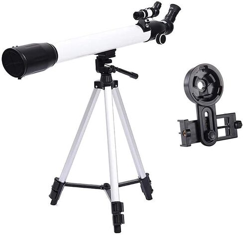 Monoculars Telescope, Telescope for Adults Beginners ， 60mm Aperture 700mm AZ Astronomical Compact Refractor Telescope with Smartphone Adapter and Tripod BAK in Saudi Arabia