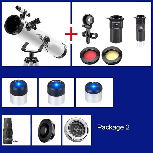 Monoculars Telescope, 114mm Telescopes for Astronomy Beginners，Astronomical Telescope，Portable Travel Telescope for Beginners， and Adult with Aluminum Telesc in Saudi Arabia