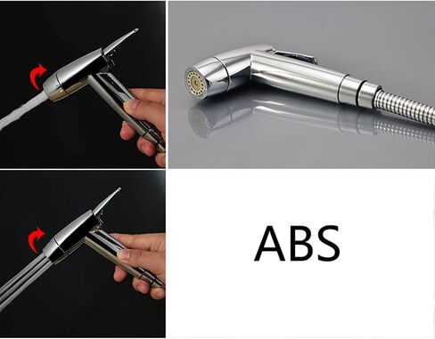 بخاخ بيديت محمول للمرحاض ABS، رشاش حفاضات من قماش الأطفال مع خرطوم ودعامة، غسيل أنثوي وغسيل الحيوانات الأليفة، سهل التركيب، خرطوم بلون واحد بطول 1.2 متر in Saudi Arabia