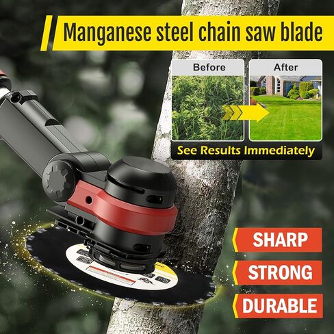 2-Set 9" x 20 Teeth Chainsaw Tooth Carbon Steel Brush Cutter Blade for Weedeater, Weed Eater Trimmer Saw Blade Attachment for 25.4mm or 20 mm Arbor Compatible with Stihl,Husqvarna, Ego, Honda in Saudi Arabia