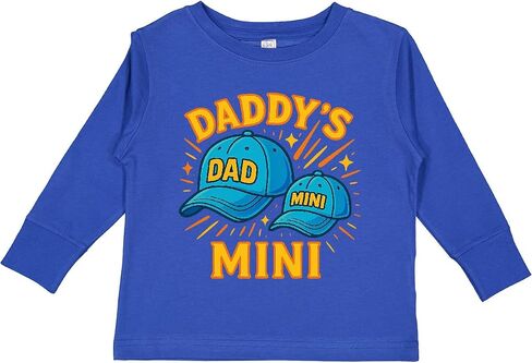 inktastic Daddy's Mini Matching Hats Design Toddler Long Sleeve T-Shirt in Kuwait