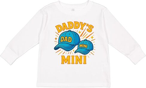 inktastic Daddy's Mini Matching Hats Design Toddler Long Sleeve T-Shirt in Saudi Arabia