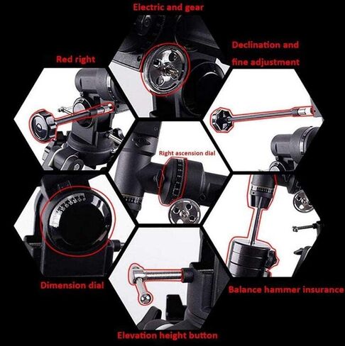 Monoculars Telescope, Telescope Refractive Astronomical High-Power Professional Deep Dpace Automatic Tracking，A，Telescope in Saudi Arabia