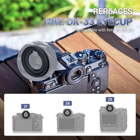 JJC 2-Pack DK-33 عدسة عين ناعمة ومقبض إبهام معدني لكاميرا Nikon Zf Z f، ملحقات كاميرا Nikon Zf in Saudi Arabia