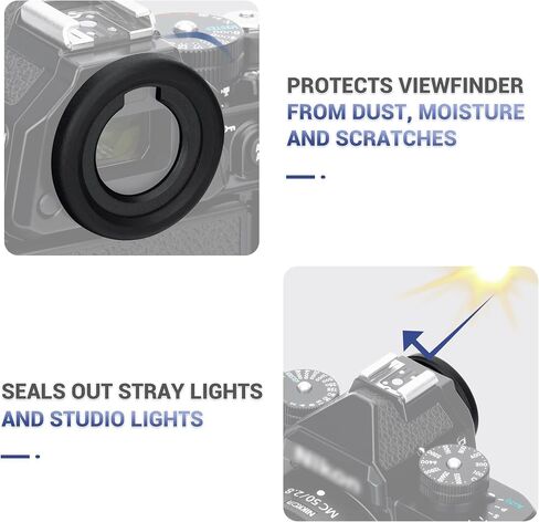 JJC 2-Pack DK-33 عدسة عين ناعمة ومقبض إبهام معدني لكاميرا Nikon Zf Z f، ملحقات كاميرا Nikon Zf in Saudi Arabia