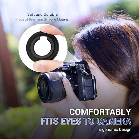 JJC 2-Pack DK-33 عدسة عين ناعمة ومقبض إبهام معدني لكاميرا Nikon Zf Z f، ملحقات كاميرا Nikon Zf in Saudi Arabia