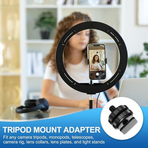 PATIKIL Hot Shoe Adapter 1/4" Male, 1 Pcs Hot Shoe Mount Adapter Camera Mount Screw Camera Video Light Converter for Microphone Holder Accessories 1.06x0.91x0.91 Inch in Saudi Arabia