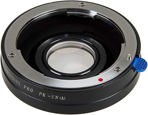 Fotodiox Lens Mount Adapter Compatible with Pentax K Mount (PK) SLR Lenses to Sony Alpha A-Mount (and Minolta AF) Mount SLR Camera Body in Saudi Arabia