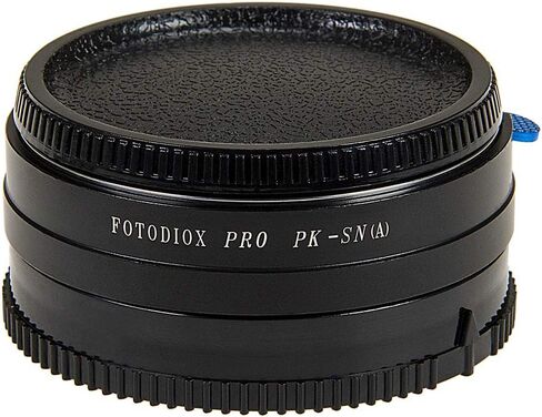 Fotodiox Lens Mount Adapter Compatible with Pentax K Mount (PK) SLR Lenses to Sony Alpha A-Mount (and Minolta AF) Mount SLR Camera Body in Saudi Arabia