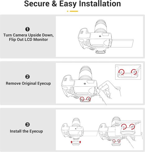 Eyecup + Cooler Kit：EOS R5 Mark II Eyecup with Camera Cooler Kit with Magnetic Rechargeable Battery in Saudi Arabia
