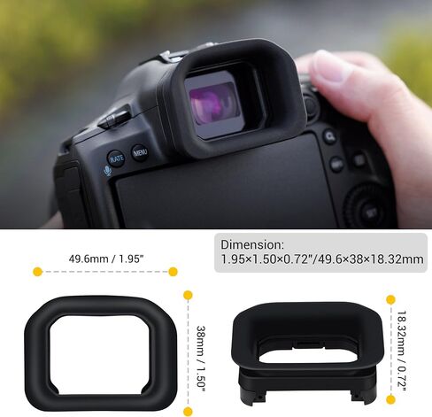 Eyecup + Cooler Kit：EOS R5 Mark II Eyecup with Camera Cooler Kit with Magnetic Rechargeable Battery in Saudi Arabia