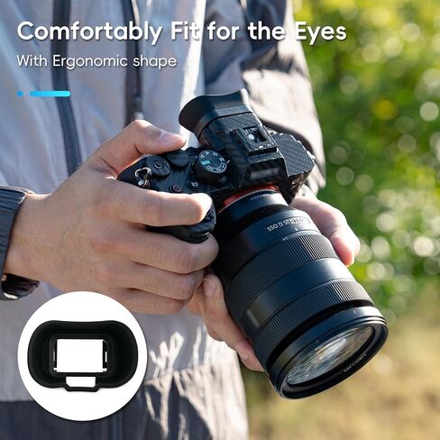 Eyecup + Cooler Kit：Camera Eyecup Replaces Sony FDA-EP19 with Camera Cooler Kit with Magnetic Rechargeable Battery in Saudi Arabia