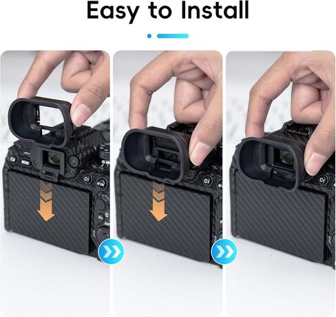 Eyecup + Cooler Kit：Camera Eyecup Replaces Sony FDA-EP19 with Camera Cooler Kit with Magnetic Rechargeable Battery in Saudi Arabia