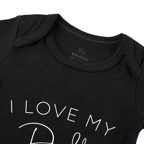 بدلة I Love My Daddy Baby بدلة I Love Daddy من أجل ملابس الأطفال الرضع والأب للجنسين in Kuwait