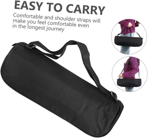 Angoily Portable Tripod Carrying Case Black Durable Shoulder Bag for Camera Tripods and Light Stands Lightweight Photography Organizer Pouch and Video Equipment in Saudi Arabia