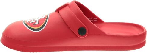 FOCO مفتوح من الخلف بإبزيم - صنادل مريحة سهلة الارتداء لمحبي الدوري الوطني لكرة القدم الأمريكية، أحذية الفريق مرخصة رسميًا in Kuwait