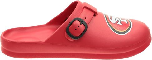 FOCO مفتوح من الخلف بإبزيم - صنادل مريحة سهلة الارتداء لمحبي الدوري الوطني لكرة القدم الأمريكية، أحذية الفريق مرخصة رسميًا in Kuwait