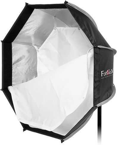 Fotodiox DLX EZ-Light T660 2-Light Kit - Set of Two Collapsible Bicolor (3200k-5600k) Photo/Video LED Lights w/ 24" Softbox, Handle, Grid & 6' Stand in Saudi Arabia