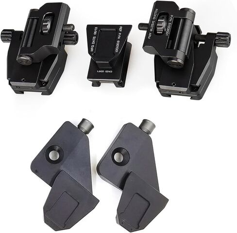 New Aluminum Night Vision Goggle Mount,Nvg Mount Dovetail J Arm Rhino Mount,Metal Mount Night Vision Goggles, Aluminum Alloy Material,for Pvs-14 Monocular or Binocular(Color:Golden) in Kuwait