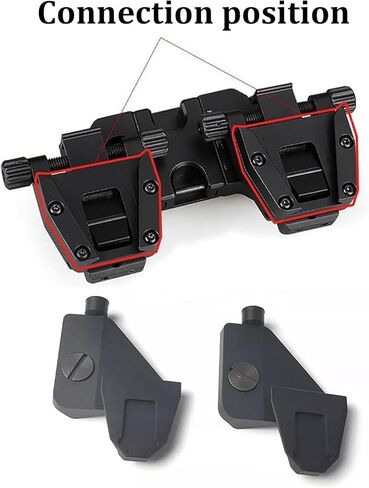 New Aluminum Night Vision Goggle Mount,Nvg Mount Dovetail J Arm Rhino Mount,Metal Mount Night Vision Goggles, Aluminum Alloy Material,for Pvs-14 Monocular or Binocular(Color:Golden) in Kuwait