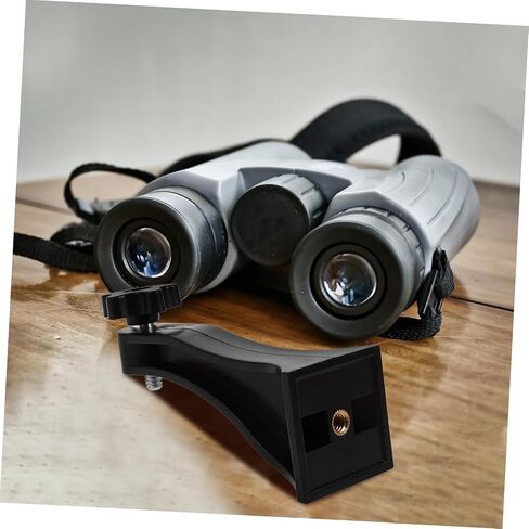 Binocular Tripod Adapter Lightweight Portable Plastic Holder for Easy Fast Installation Sturdy Support Compatible with Binocular Telescopes for Outdoor Travel and Low Light Use in Saudi Arabia