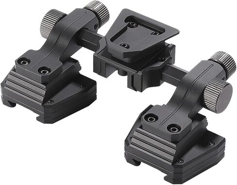 Metal Mount Night Vision Goggles,Nvg Mount Dovetail J Arm Rhino Mount,New Aluminum Night Vision Goggle Mount,Lightweight Aviation Aluminum Material,for Nvg-18 Helmet Mount Monocular or Binocular in Kuwait