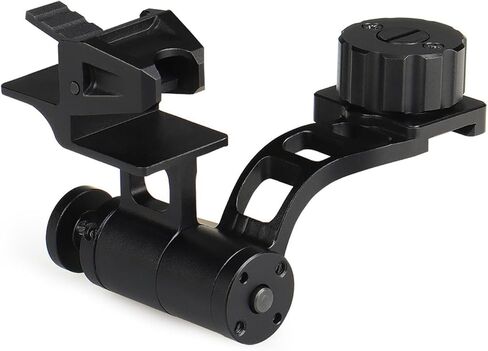 New Aluminum Night Vision Goggle J-Arm Mount,Nvg Mount Dovetail J Arm Rhino Mount,Metal J Arm Mount Night Vision Goggles, Aluminum Alloy Material,for Nvm-14,Pvs-14,Etc in Kuwait