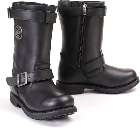 Milwaukee Leather MBL9359 Women's Black 11-Inch Classic Engineer Motorcycle Leather Boots in Saudi Arabia