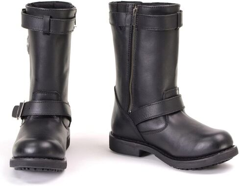 Milwaukee Leather MBL9359 Women's Black 11-Inch Classic Engineer Motorcycle Leather Boots in Saudi Arabia