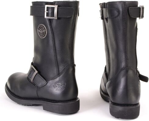 Milwaukee Leather MBL9359 Women's Black 11-Inch Classic Engineer Motorcycle Leather Boots in Saudi Arabia