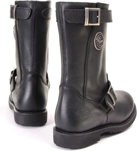 Milwaukee Leather MBL9359 Women's Black 11-Inch Classic Engineer Motorcycle Leather Boots in Saudi Arabia