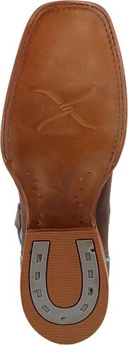 Twisted X Women's 11" Rancher, Narrow Square Toe with CellSole in Saudi Arabia