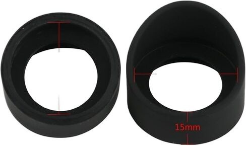 2Pcs/Set 34mm Diameter Rubber Eyepiece Cover Guards for Binocular Biological Stereo Microscope Telescope Monocular Binoculars in Saudi Arabia