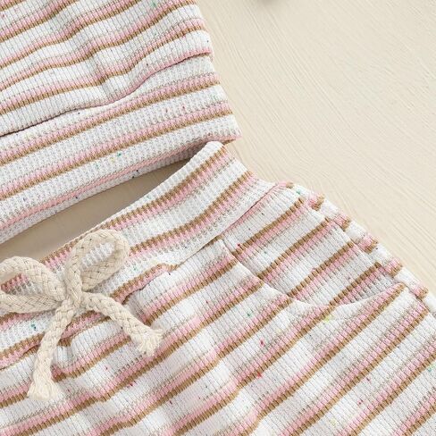 Afunbaby Winter Baby Boy Clothes Toddler Baby Boy Fall Outfit Waffle Knit Long Sleeve Sweatshirt Shirt Pants Clothing Set in Saudi Arabia
